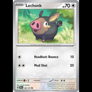 Pokemon TCG Lechonk - 182/197 - Obsidian Flames