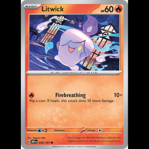 Pokemon TCG Litwick - Obsidian Flames