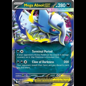 Pokemon TCG Mega Absol ex - 086/132 - Mega Evolution - Holofoil
