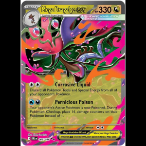 Pokemon TCG Mega Dragalge ex - 065/086 - Chaos Rising - Holofoil
