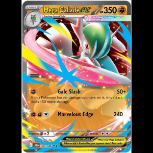 Pokemon TCG Mega Gallade ex - Chaos Rising - Holofoil