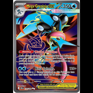 Pokemon TCG Mega Greninja ex - 100/086 - Chaos Rising - Holofoil