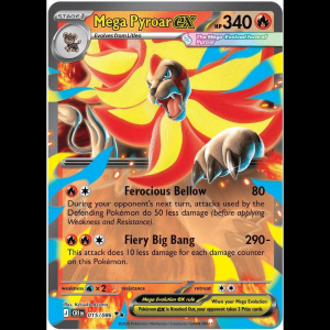 Pokemon TCG Mega Pyroar ex - 015/086 - Chaos Rising - Holofoil