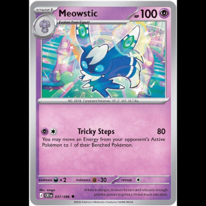 Pokemon TCG Meowstic - Chaos Rising - Reverse Holofoil