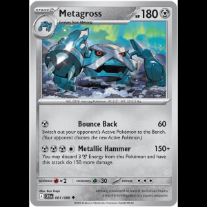 Pokemon TCG Metagross - Chaos Rising - Reverse Holofoil