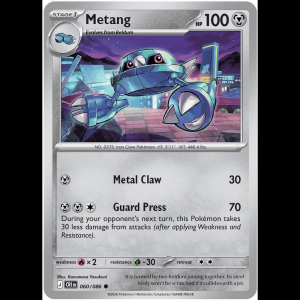 Pokemon TCG Metang - 060/086 - Chaos Rising - Reverse Holofoil
