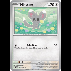 Pokemon TCG Minccino - Chaos Rising - Reverse Holofoil