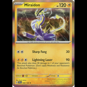 Pokemon TCG Miraidon - Scarlet & Violet Base Set - Holofoil