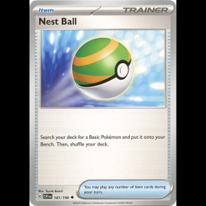Pokemon TCG Nest Ball - 181/198 - Scarlet & Violet Base Set - Reverse Holofoil