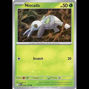 Pokemon TCG Nincada - Mega Evolution - Reverse Holofoil
