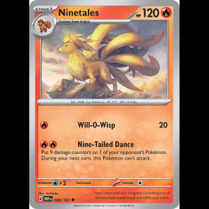 Pokemon TCG Ninetales - Obsidian Flames