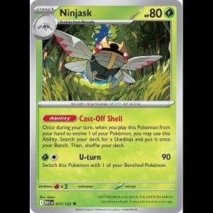 Pokemon TCG Ninjask - 017/132 - Mega Evolution - Reverse Holofoil
