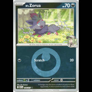 Pokemon TCG N's Zorua (Energy Symbol Pattern) - Ascended Heroes - Reverse Holofoil