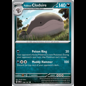 Pokemon TCG Paldean Clodsire - 128/197 - Obsidian Flames