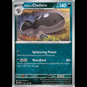 Pokemon TCG Paldean Clodsire - 129/197 - Obsidian Flames