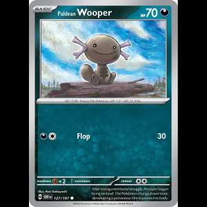 Pokemon TCG Paldean Wooper - 127/197 - Obsidian Flames