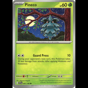Pokemon TCG Pineco - Scarlet & Violet Base Set