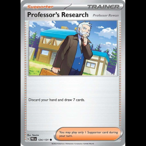 Pokemon TCG Professor's Research [Professor Rowan] - Prismatic Evolutions