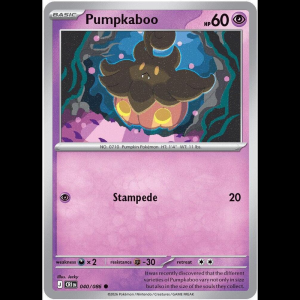 Pokemon TCG Pumpkaboo - Chaos Rising