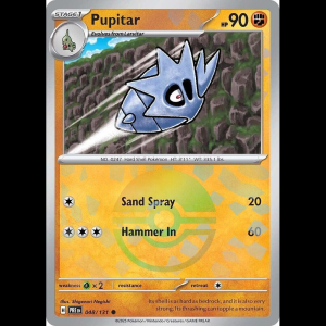 Pokemon TCG Pupitar (Poke Ball Pattern) - Prismatic Evolutions - Holofoil