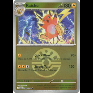 Pokemon TCG Raichu (Friend Ball) - Ascended Heroes - Reverse Holofoil