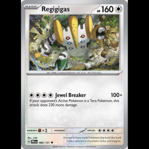 Pokemon TCG Regigigas - Prismatic Evolutions - Reverse Holofoil