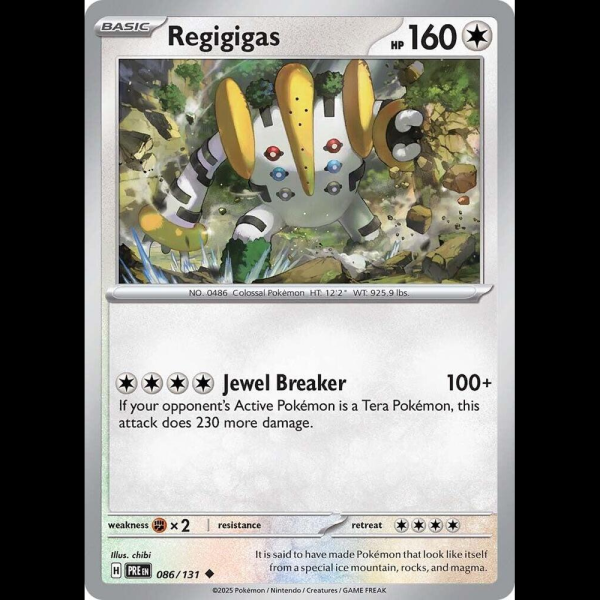 all regigigas pokemon cards Regigigas main image 1