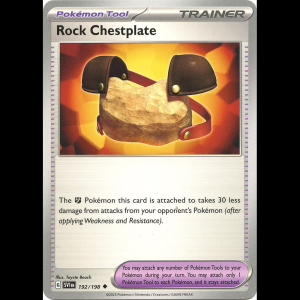 Pokemon TCG Rock Chestplate - Scarlet & Violet Base Set