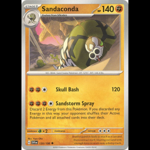Pokemon TCG Sandaconda - Scarlet & Violet Base Set