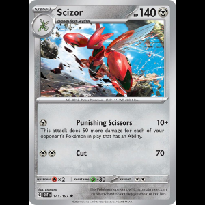 Pokemon TCG Scizor - Obsidian Flames - Holofoil