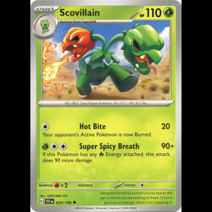 Pokemon TCG Scovillain - 029/198 - Scarlet & Violet Base Set