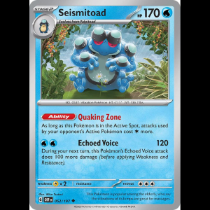 Pokemon TCG Seismitoad - Obsidian Flames