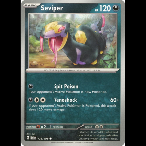 Pokemon TCG Seviper - Scarlet & Violet Base Set