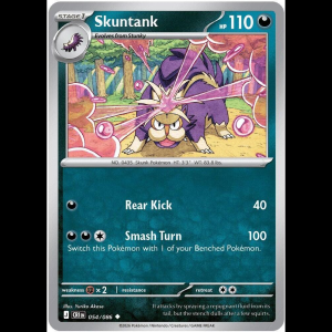 Pokemon TCG Skuntank - Chaos Rising - Reverse Holofoil