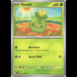 Pokemon TCG Smoliv - 021/198 - Scarlet & Violet Base Set