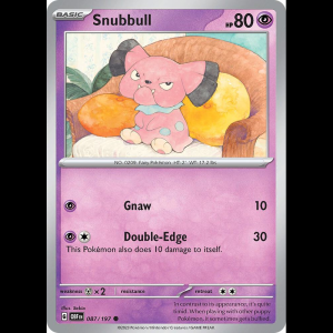 Pokemon TCG Snubbull - Obsidian Flames