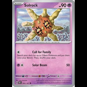 Pokemon TCG Solrock - Obsidian Flames