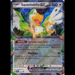Pokemon TCG Squawkabilly ex ESP - 160 - Scarlet & Violet Promo Cards - Holofoil