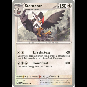 Pokemon TCG Staraptor - Scarlet & Violet Base Set