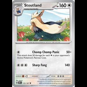 Pokemon TCG Stoutland - Obsidian Flames