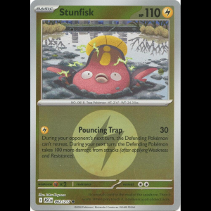 Pokemon TCG Stunfisk (Energy Symbol Pattern) - Ascended Heroes - Reverse Holofoil