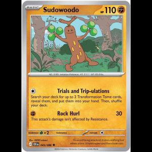 Pokemon TCG Sudowoodo - Chaos Rising - Reverse Holofoil