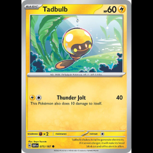 Pokemon TCG Tadbulb 075/197 - Obsidian Flames