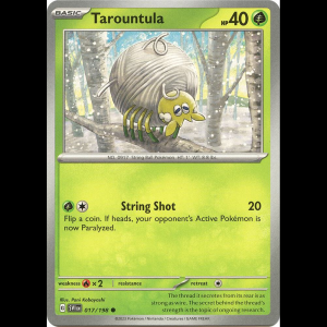 Pokemon TCG Tarountula - 017/198 - Scarlet & Violet Base Set - Reverse Holofoil