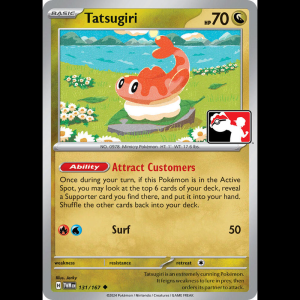 Pokemon TCG Tatsugiri ESP - 131/167 - Prize Pack Series Cards