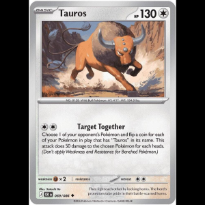 Pokemon TCG Tauros - 069/086 - Chaos Rising - Reverse Holofoil