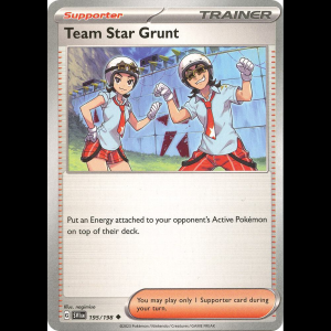 Pokemon TCG Team Star Grunt - 195/198 - Scarlet & Violet Base Set - Reverse Holofoil