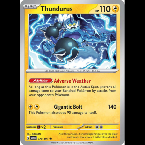 Pokemon TCG Thundurus - Obsidian Flames - Holofoil
