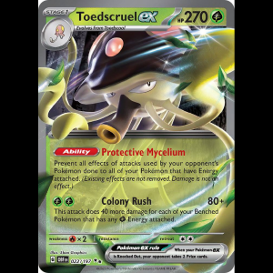Pokemon TCG Toedscruel ex - Obsidian Flames - Holofoil