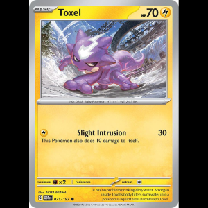 Pokemon TCG Toxel - Obsidian Flames